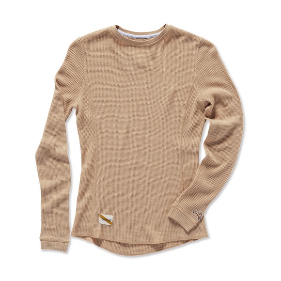 Tracksmith Tops - Tracksmith Fells Waffle Layer Women’s size Medium in Oatmeal